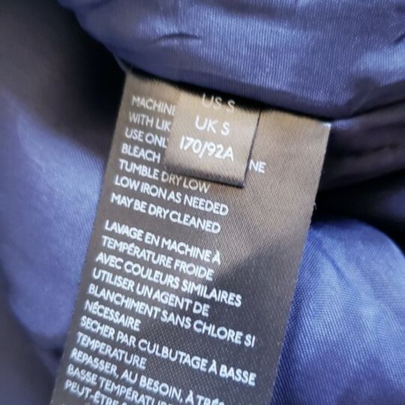 Free People Women's On My Mind Floral Full-Zip Bomber Retro Jacket Navy Sz Small - Picture 11 of 12